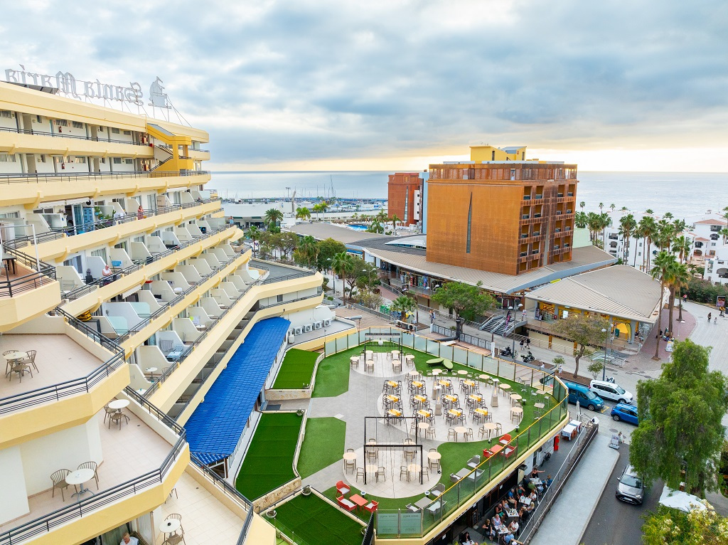 Hôtel avec balcon vue mer à Costa Adeje, Tenerife.