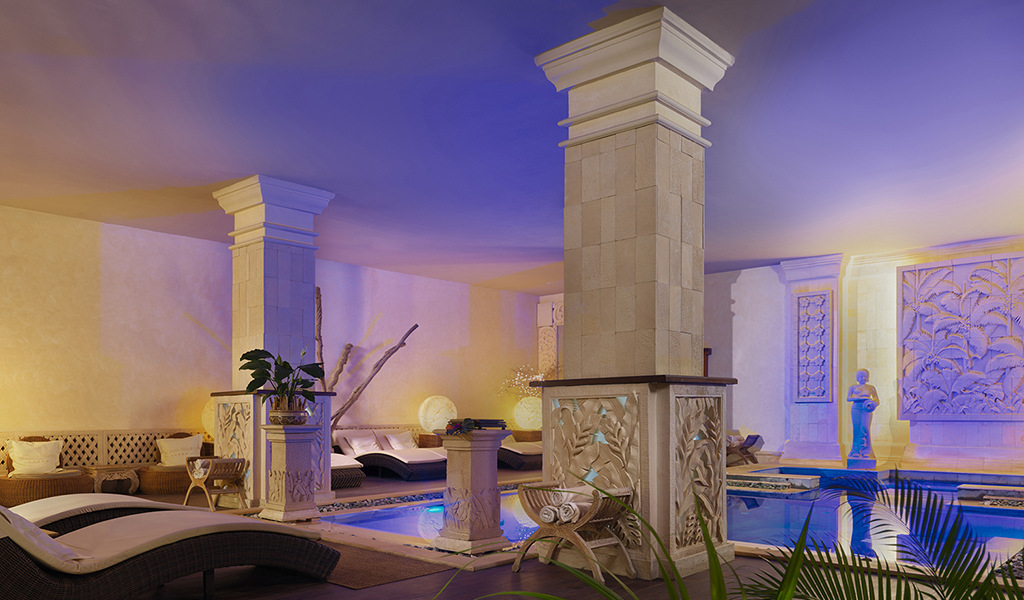 Intérieur de spa avec décoration élégante à Tenerife.