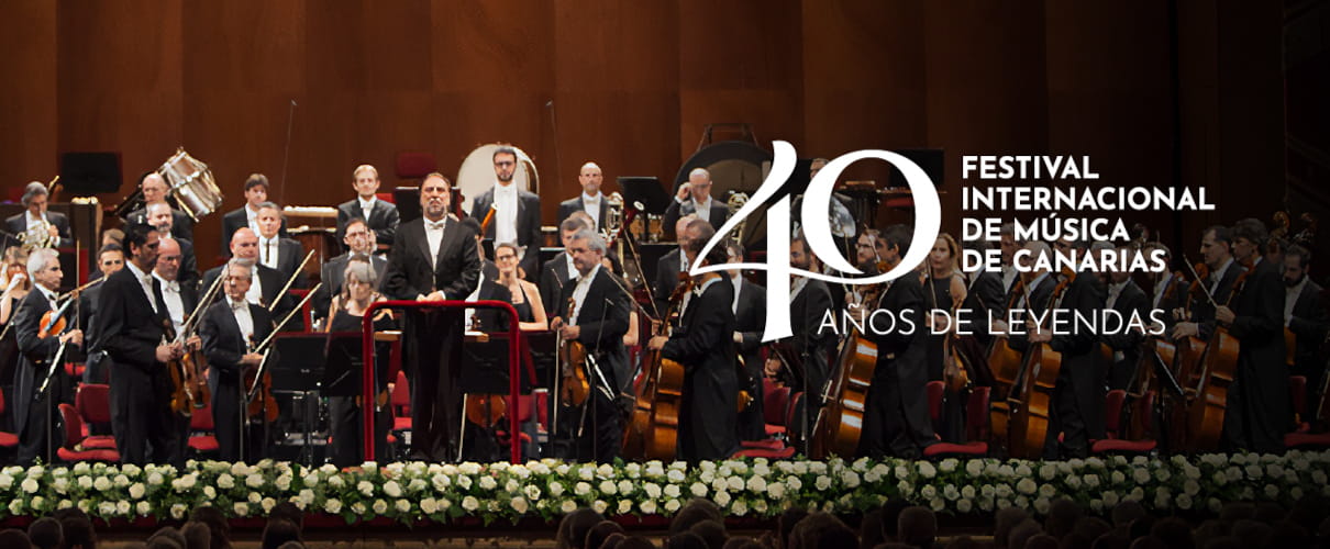 Orchestre au Festival de Musique de Canarias, 40 ans de légendes, Tenerife.