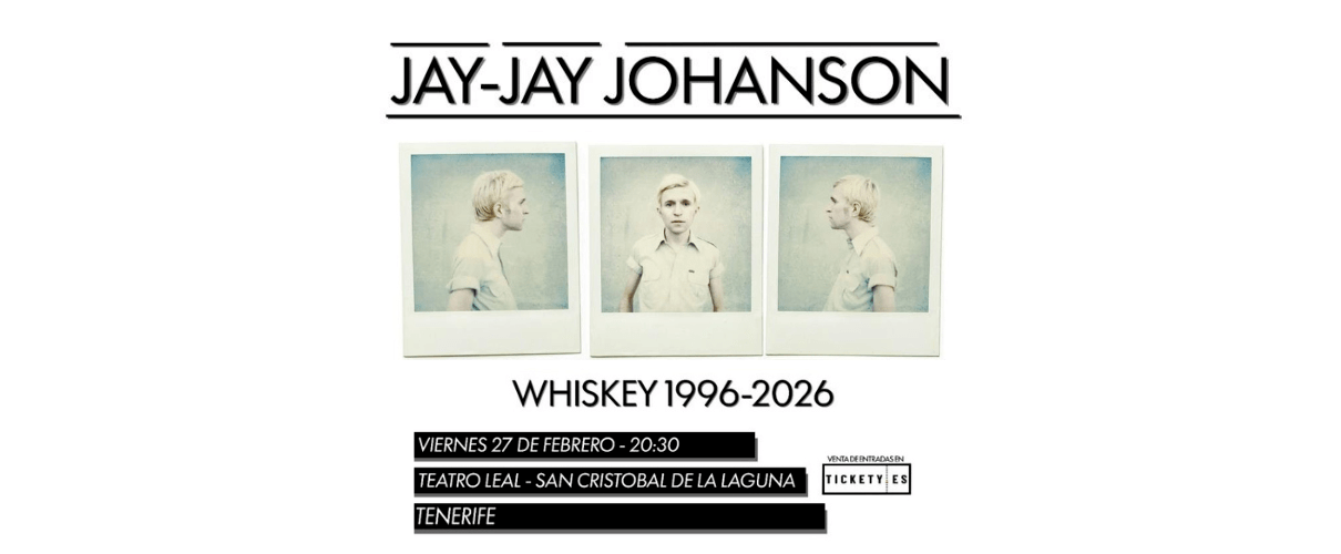 JAY-JAY JOHANSON, concert à Théâtre Leal, San Cristóbal de La Laguna, Tenerife.