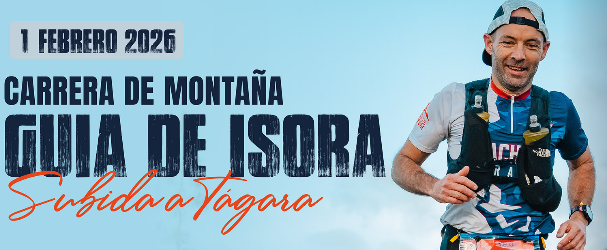 Coureur lors de la course de montagne à Guía de Isora, Subida a Tágara. Texte: 1 février 2026.