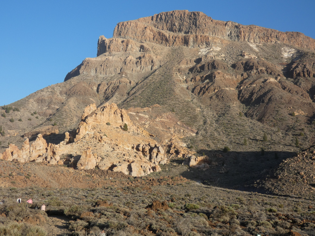 Les montagnes Rocheuses du parc national de la Teide à Tenerife.