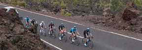 El equipo de ciclismo Team Sky entrena en Tenerife