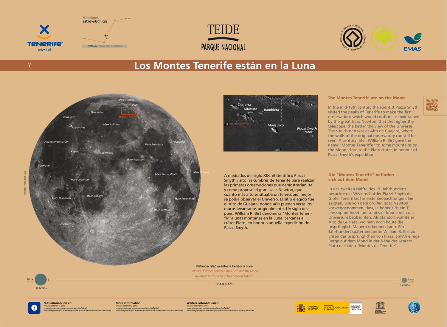 Les Monts Tenerife sont sur la Lune