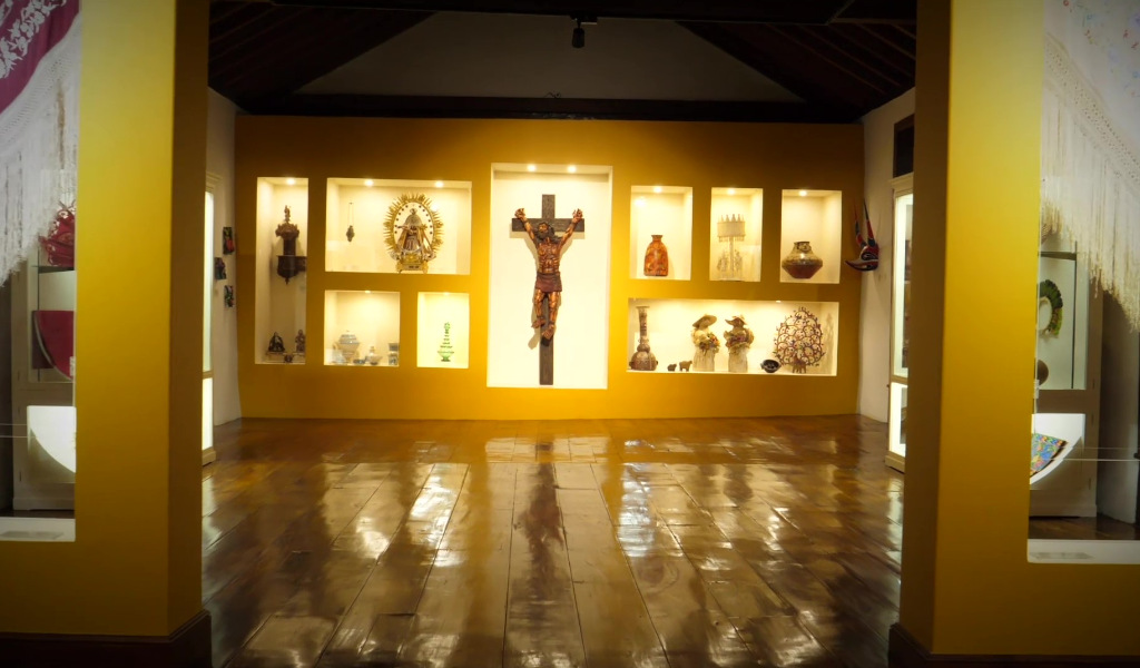 Exposition d’art religieux au musée Icod de los Vinos, Tenerife.