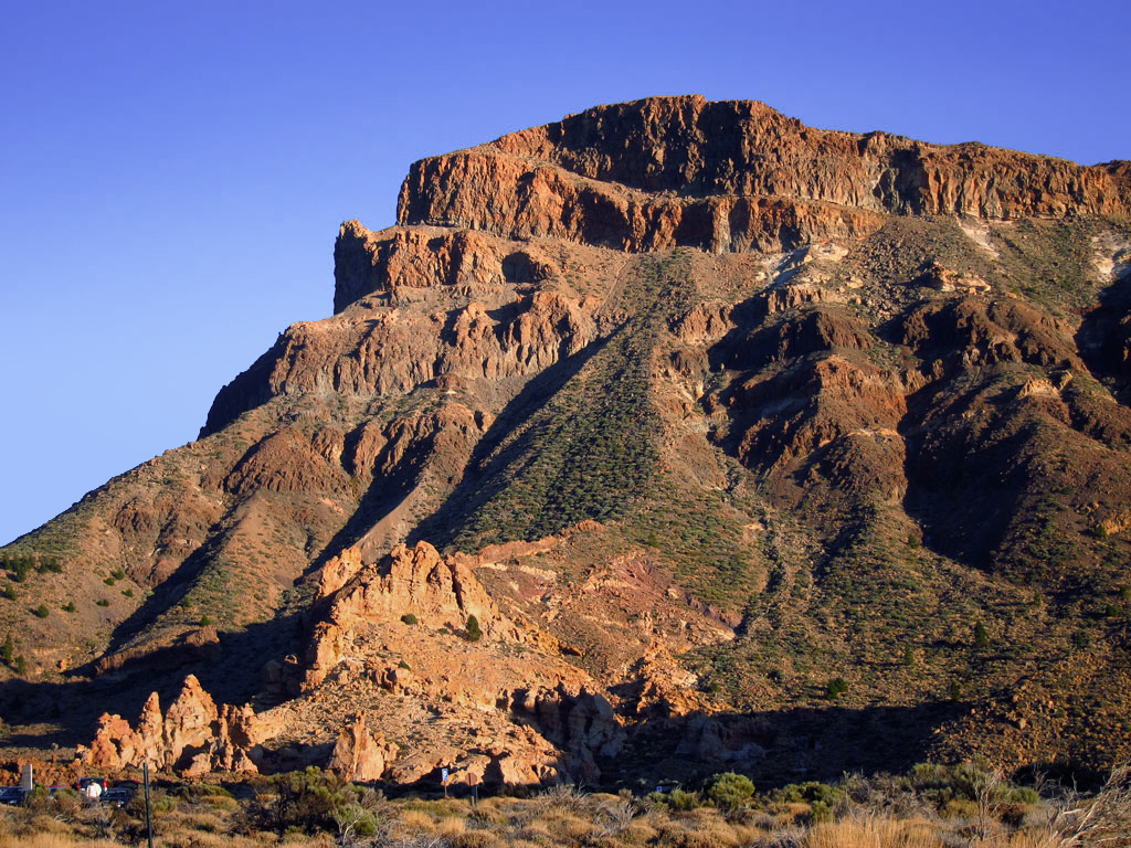 Montagne exceptionnelle du parc national du Teide, à Tenerife.